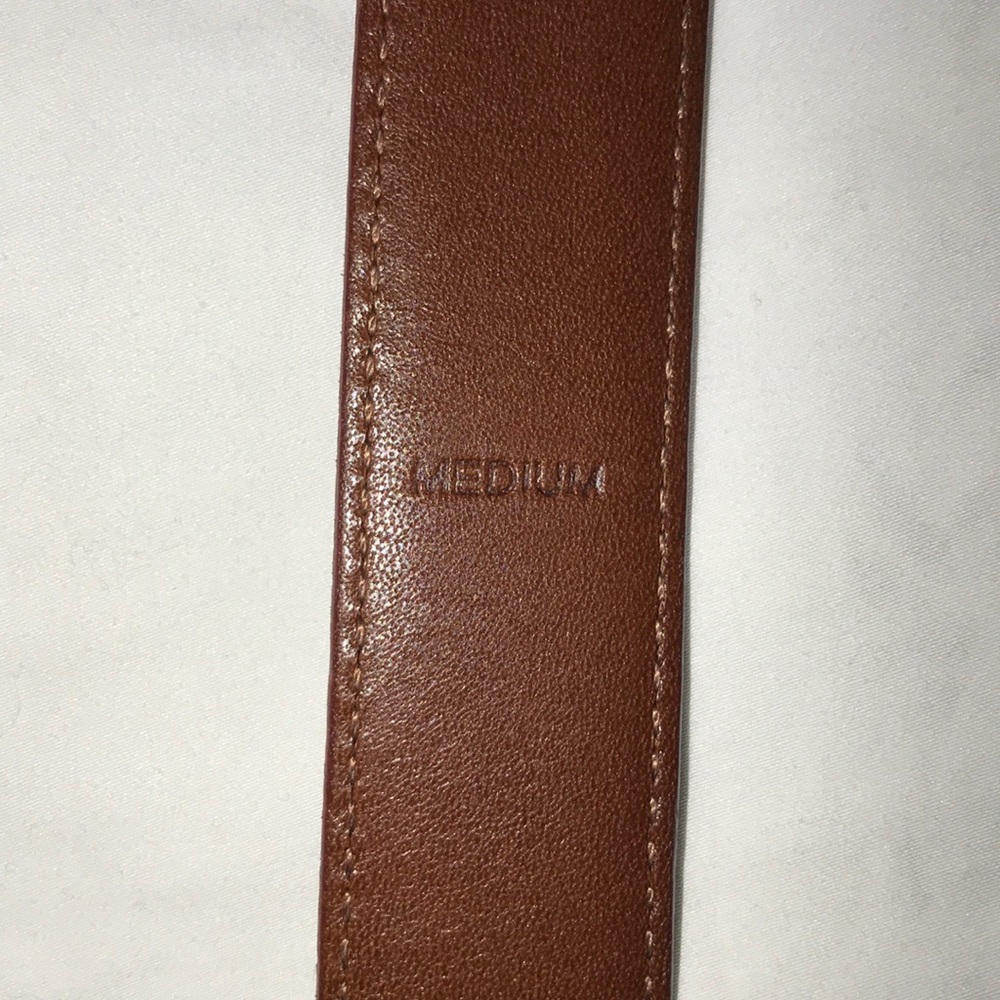 Like New Coach authentic dark Red Leather M belt - Picture 2 of 5